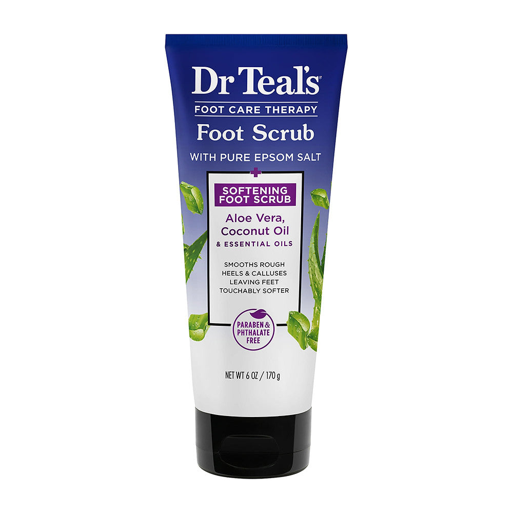 Dr Teal's Epsom Salt Gentle Exfoliant Softening Foot Scrub, 6 Oz